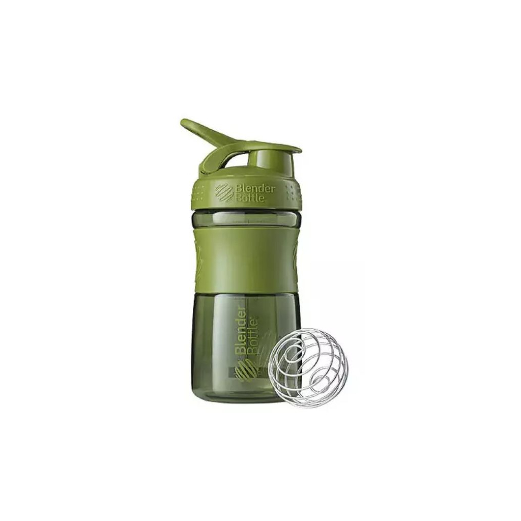 Шейкер спортивний BlenderBottle SportMixer 20oz/590ml Moss Green (SM 20oz Moss Green) - зображення 1