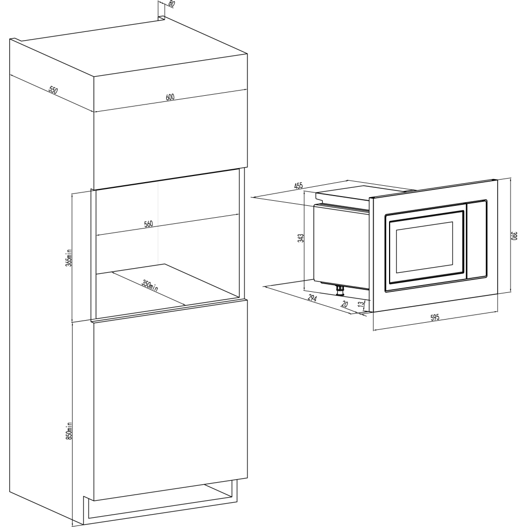 Мікрохвильова піч Interline MWS 220 ESA XA - зображення 9
