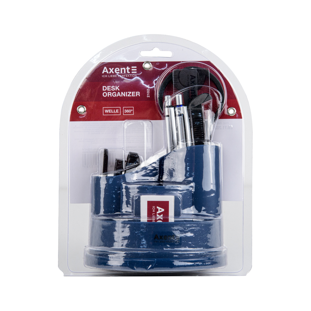 Настільний набір Axent Welle, в блістері, синій індіго (2102-47-A) - изображение 2