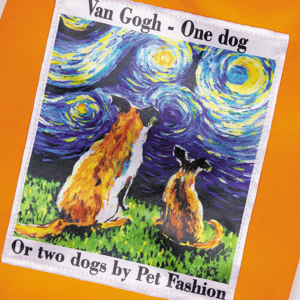 Футболка для тварин Pet Fashion "ART" XS2 жовтогаряча (4823082420933) - зображення 4