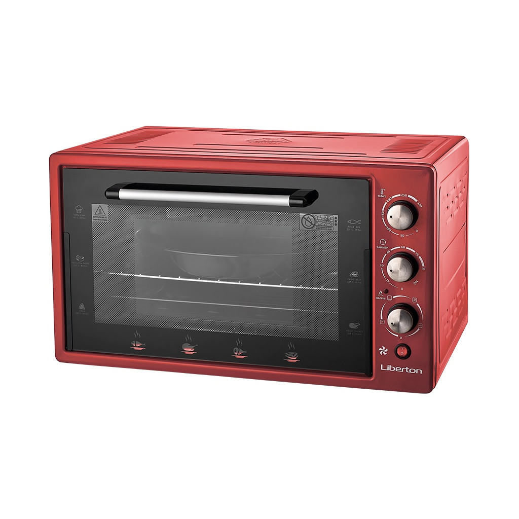 Електропіч Liberton LEO-551 Red - зображення 1