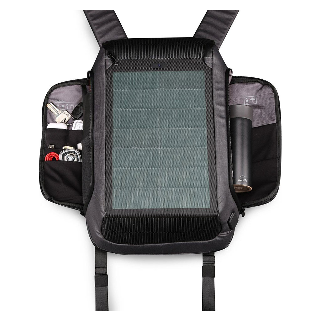 Рюкзак для ноутбука Kingsons 15.6" solar backpack Black (K9386W) - зображення 5