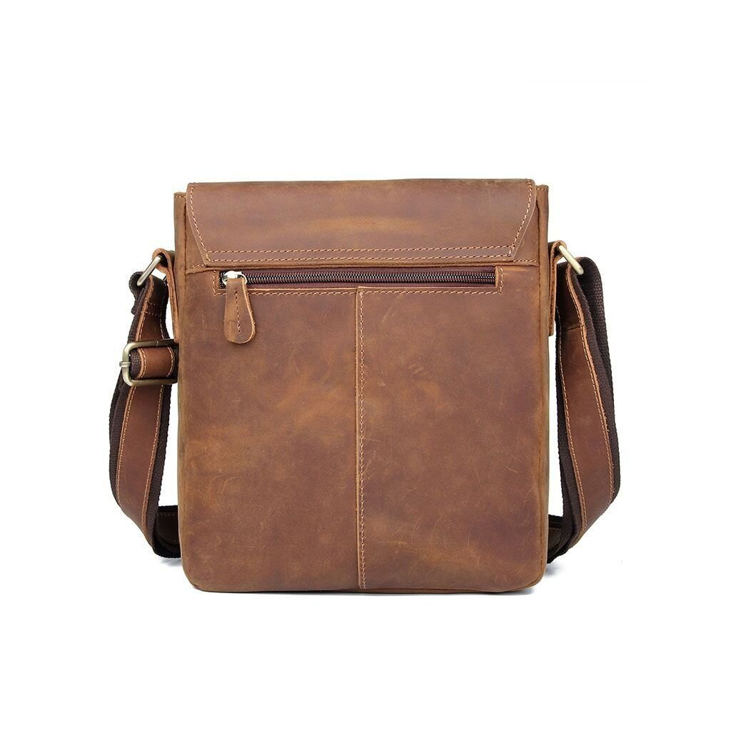 Сумка Vintage Шкіряна чоловіча Коричнева (20206) - зображення 5