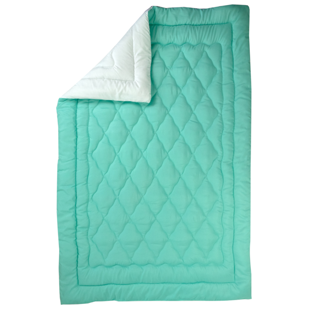 Ковдра Руно набір ковдра 140х205 + 1 подушка 50х70 силіконова Бірюзовий (К_924.52СЛ200_Бірюзовий) - зображення 3