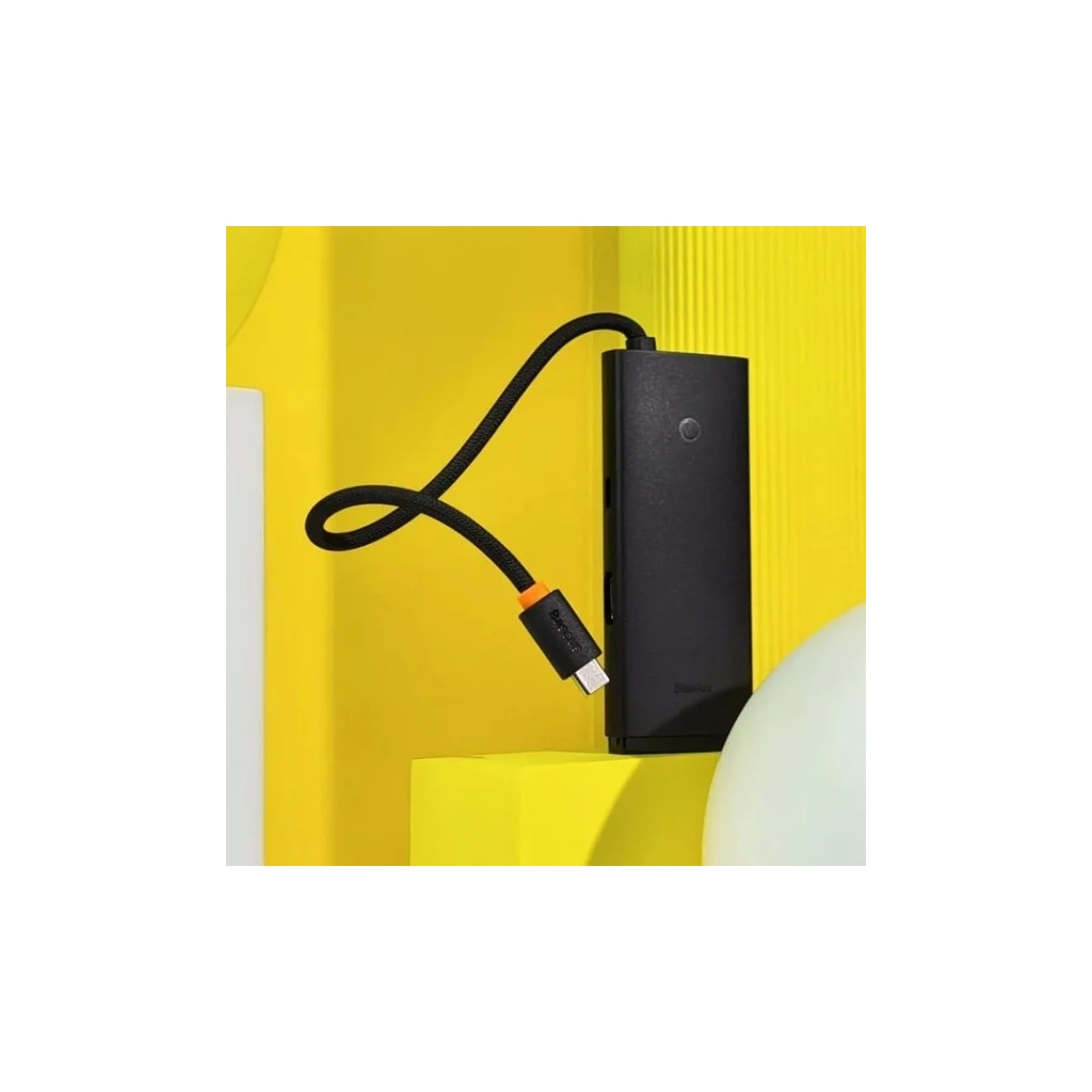 Концентратор Baseus USB-C 5-in-1 HDMI + 3xUSB 3.0 + PD black (WKQX040001) - изображение 7