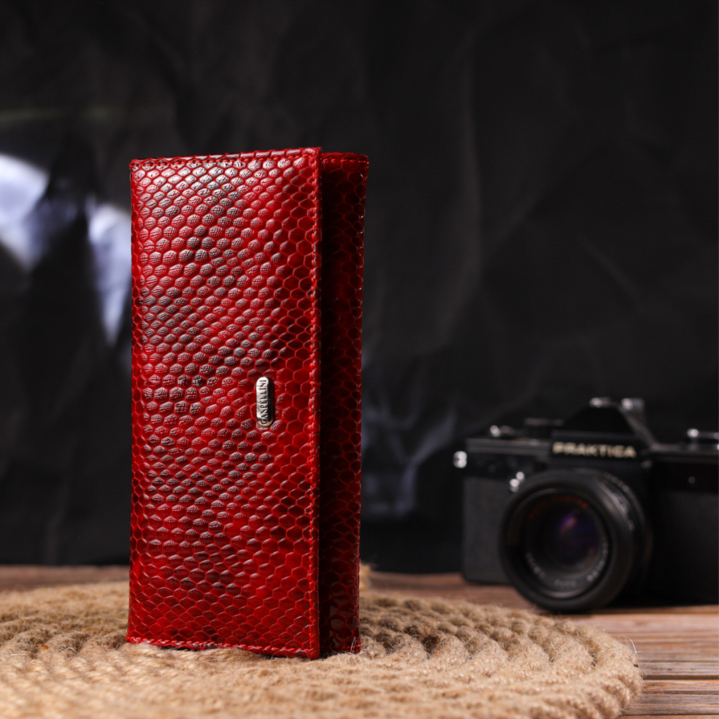 Гаманець Canpellini З натуральної шкіри Червоний (21655) - зображення 8