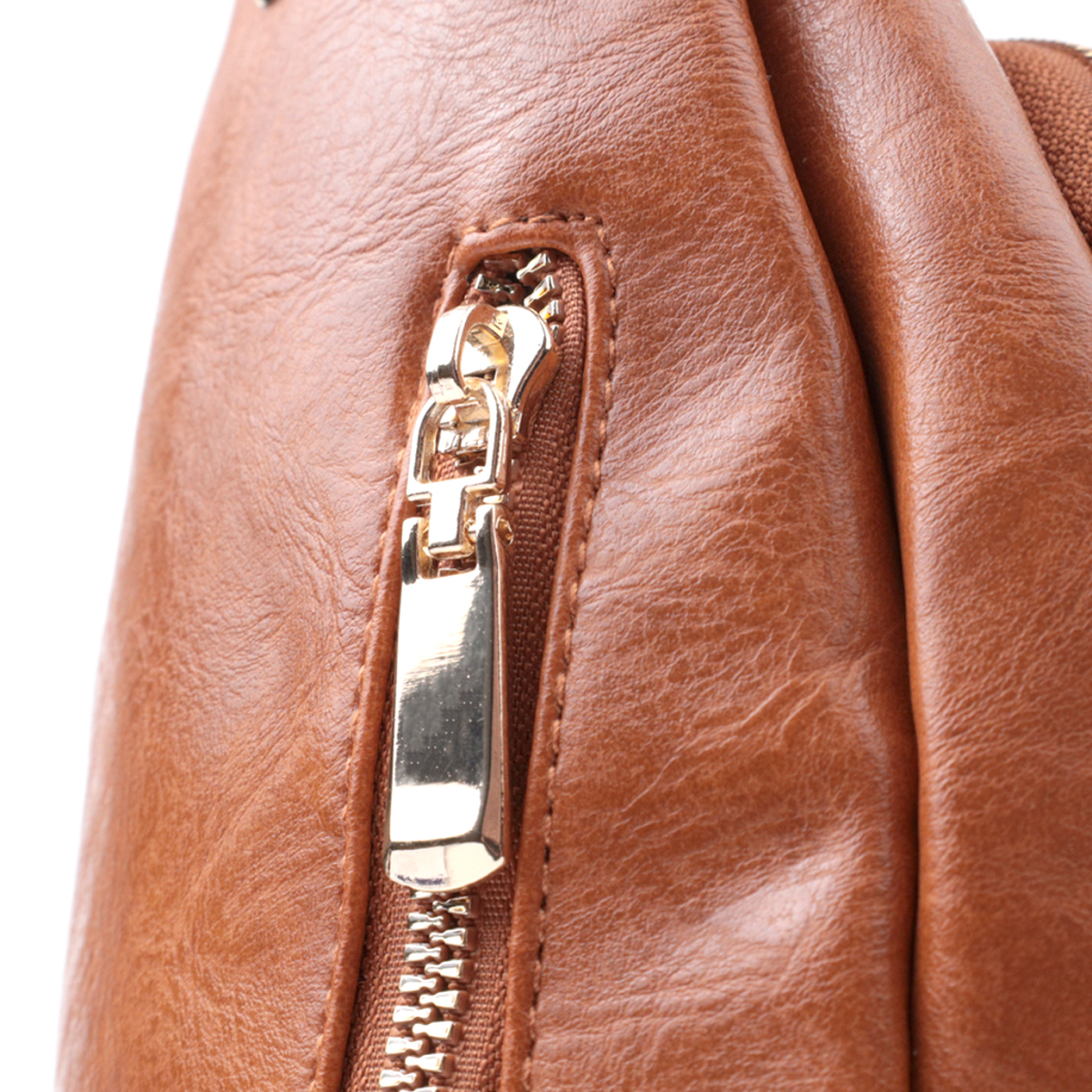 Сумка Vintage Жіноча з однією лямкою через плече з гладкої екошкіри Руда (22767) - зображення 5