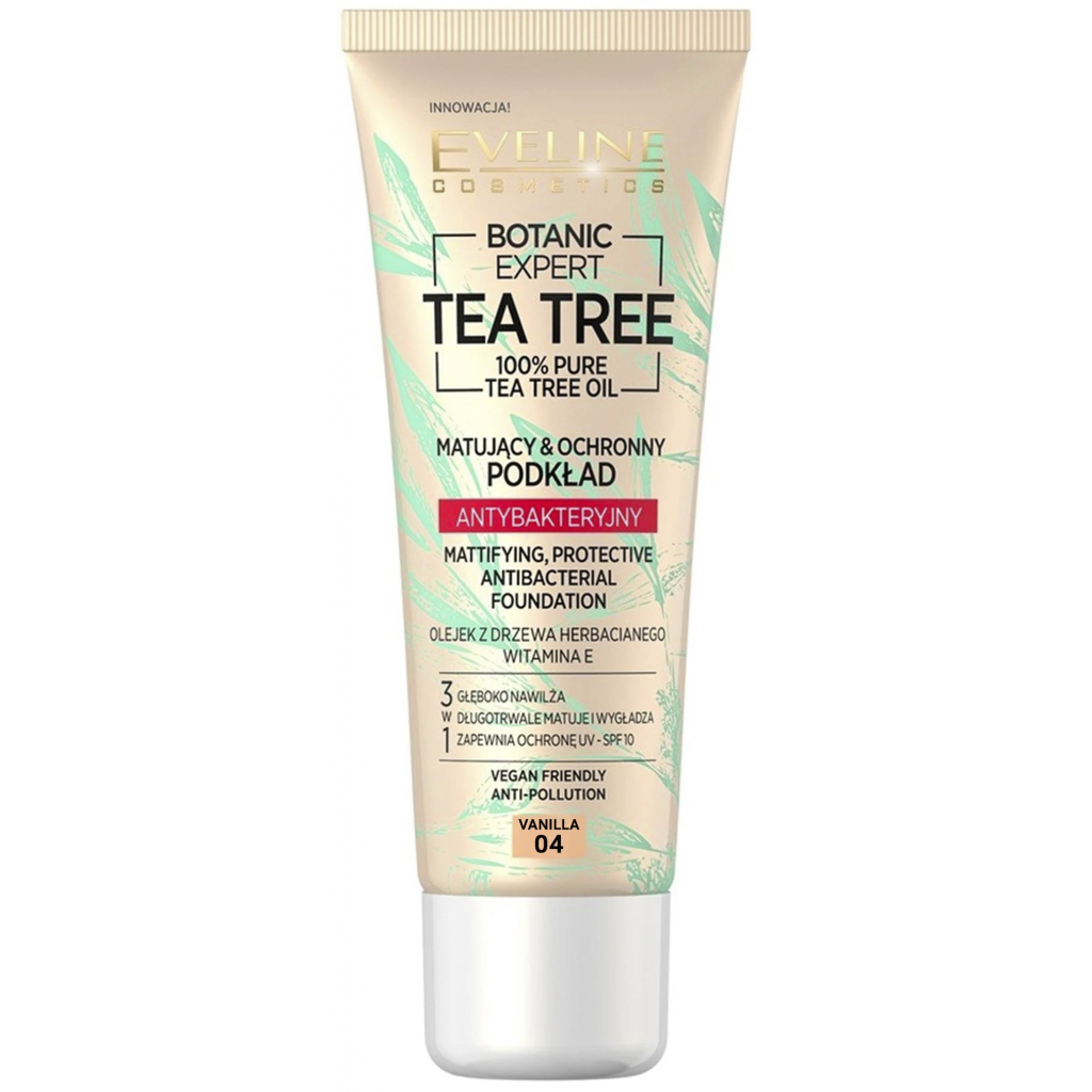 Тональний крем Eveline Cosmetics Botanic Expert Antibacterial 04 - Vanilla 30 мл (5903416021650) - зображення 1
