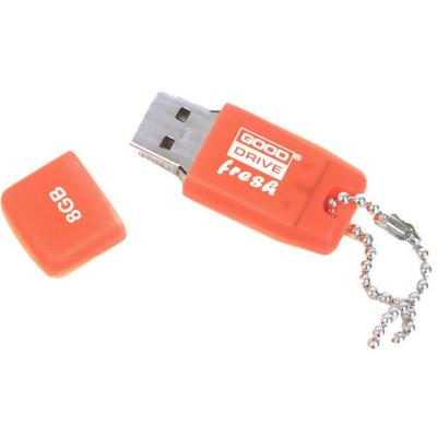 USB флеш накопичувач Goodram 8GB Standart Fresh Orange Flavour USB 2.0 (UFR2-0080O0R11) - зображення 2
