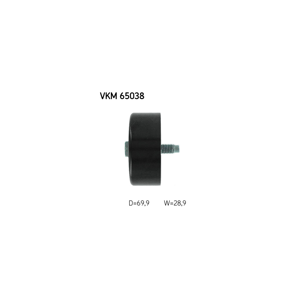 Ролик натягувача ременя SKF VKM 65038 - зображення 3