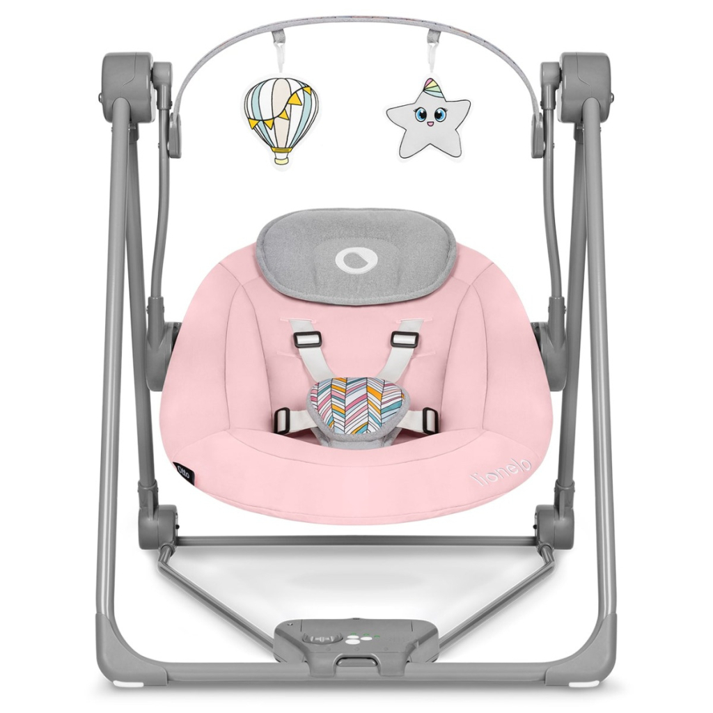 Крісло-гойдалка Lionelo Otto Pink Baby (LO-OTTO PINK BABY) - зображення 2