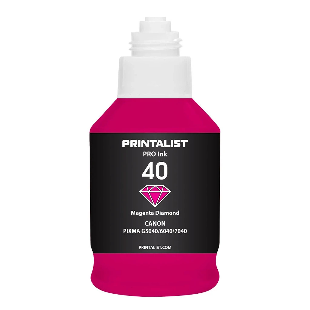 Чорнило Printalist Canon GI-40 для G5040/G6040 190г Magenta (PL40M) - зображення 2