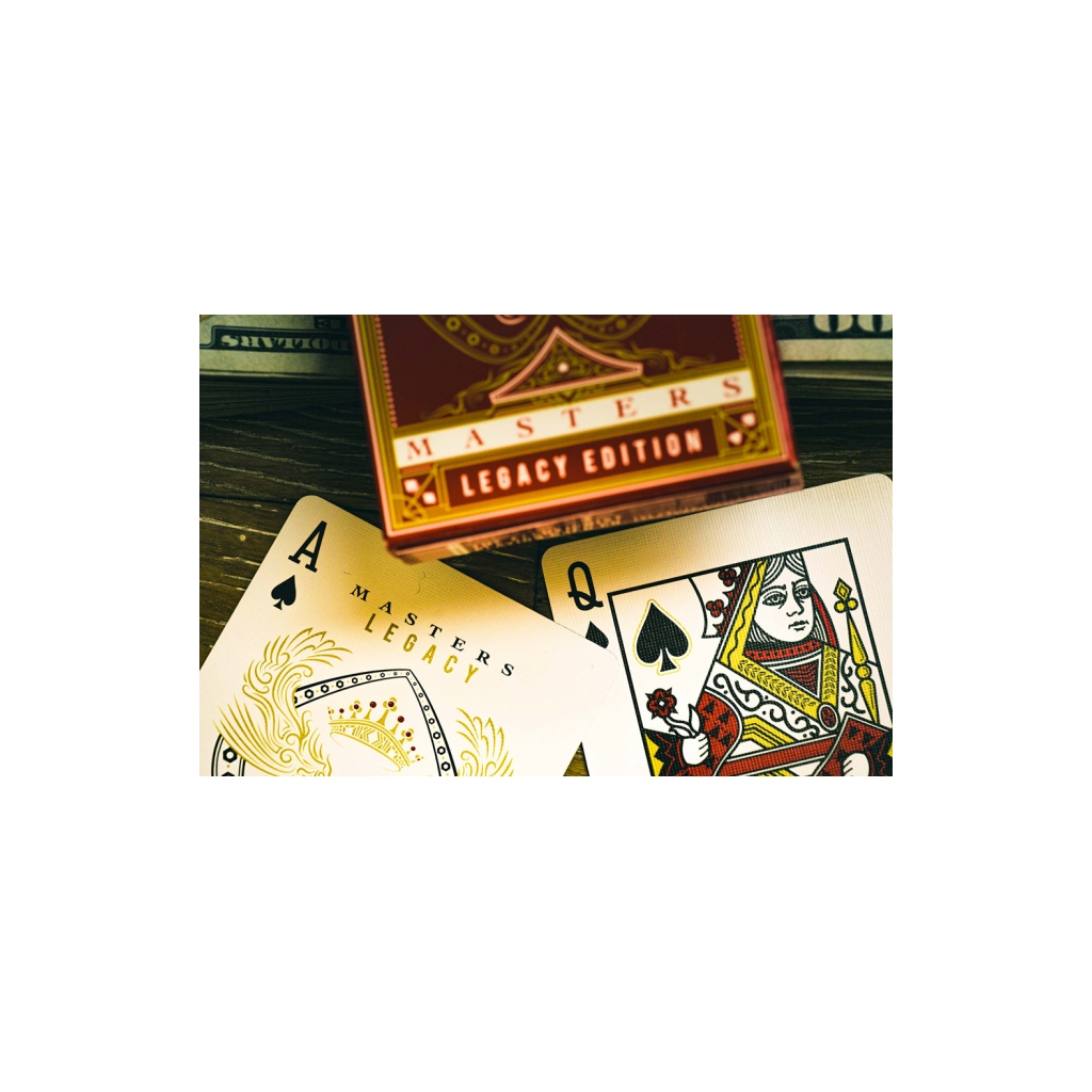 Гральні карти Ellusionist Legacy Masters (red) (54823) - зображення 4