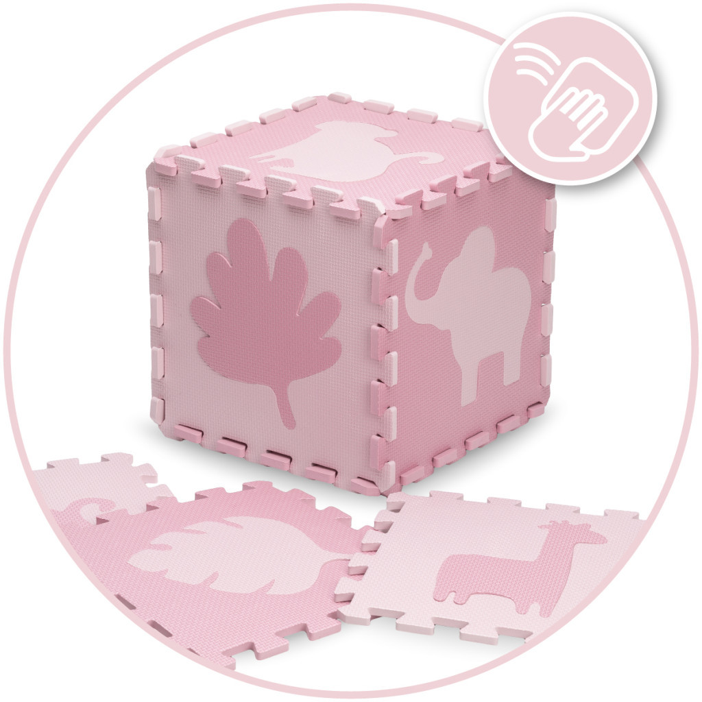 Дитячий килимок MoMi пазл Zawi 150 х 150 см Pink (MAED00012) - зображення 7