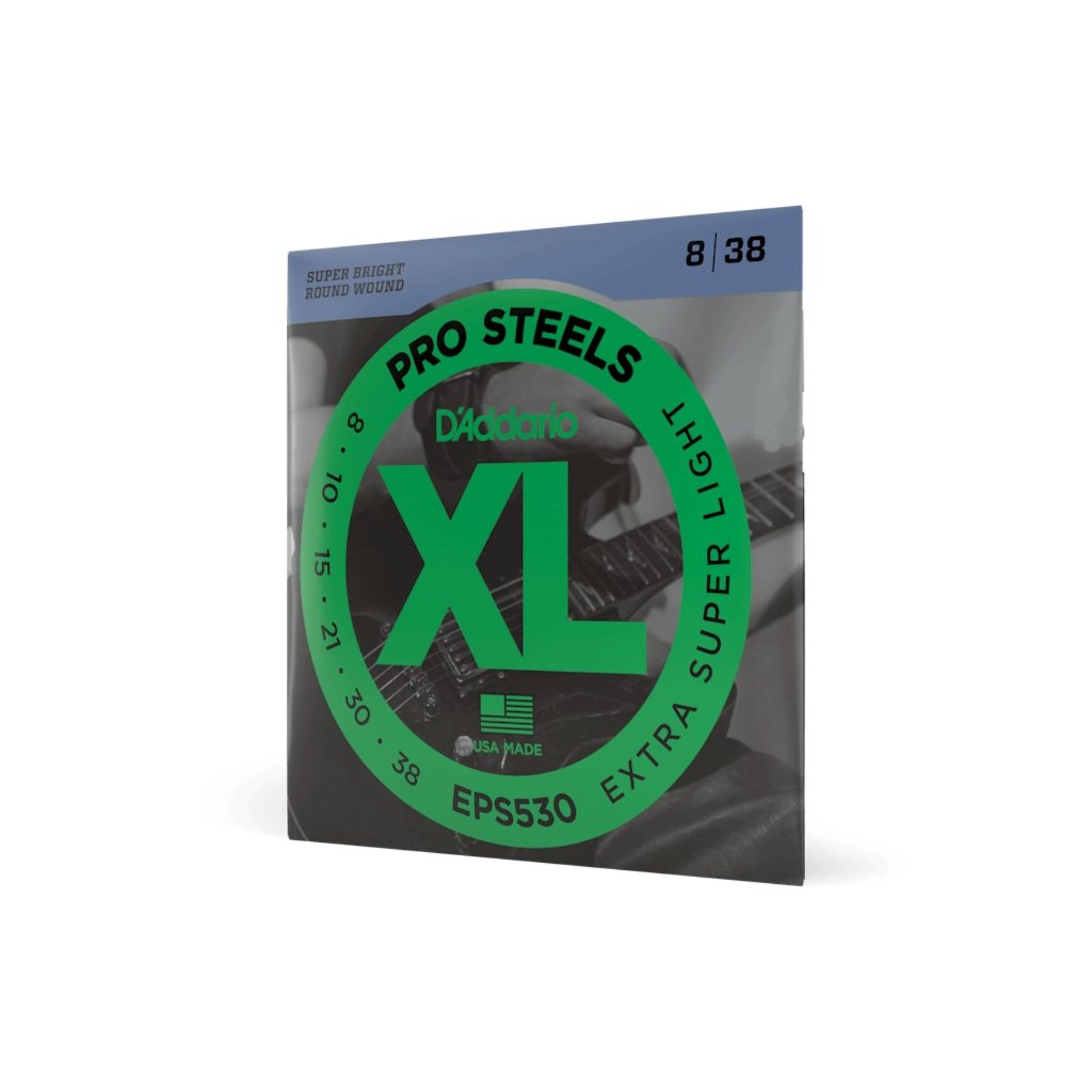 Струни для гітари D'Addario XL ProSteels Extra Super Light (8-38) (EPS530) - изображение 2