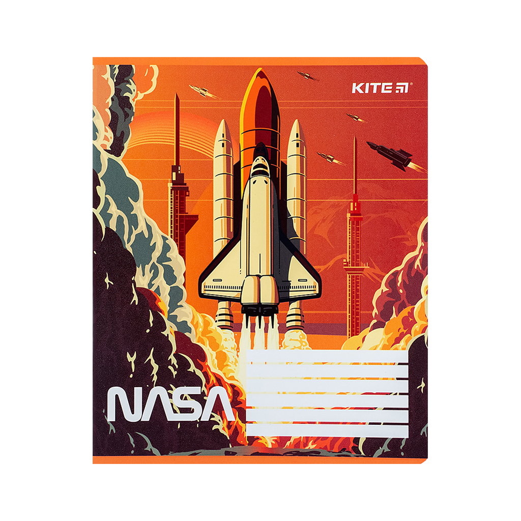 Зошит Kite NASA 12 аркушів, лінія (NS24-234) - изображение 3