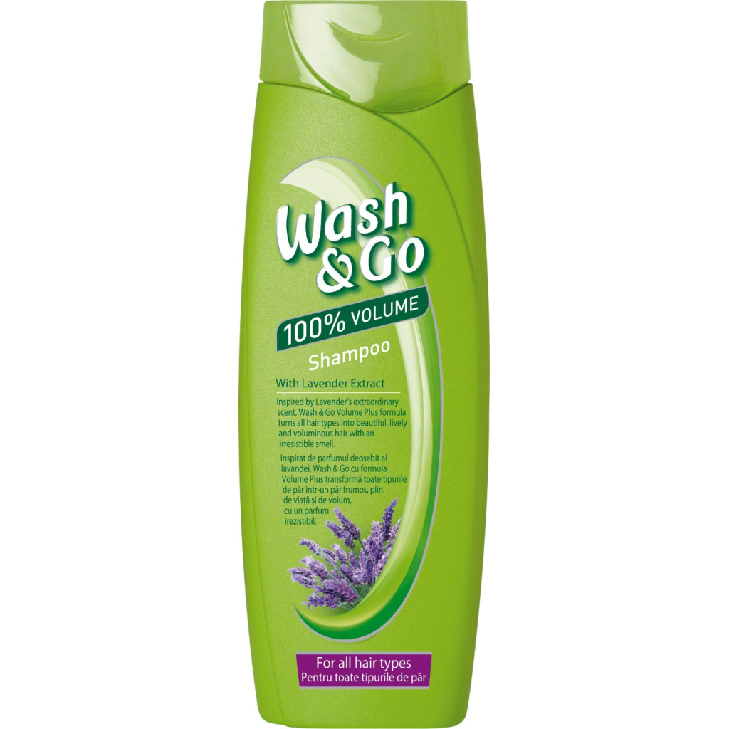 Шампунь Wash&Go з екстрактом лаванди для всіх типів волосся 200 мл (8008970042107) - зображення 1