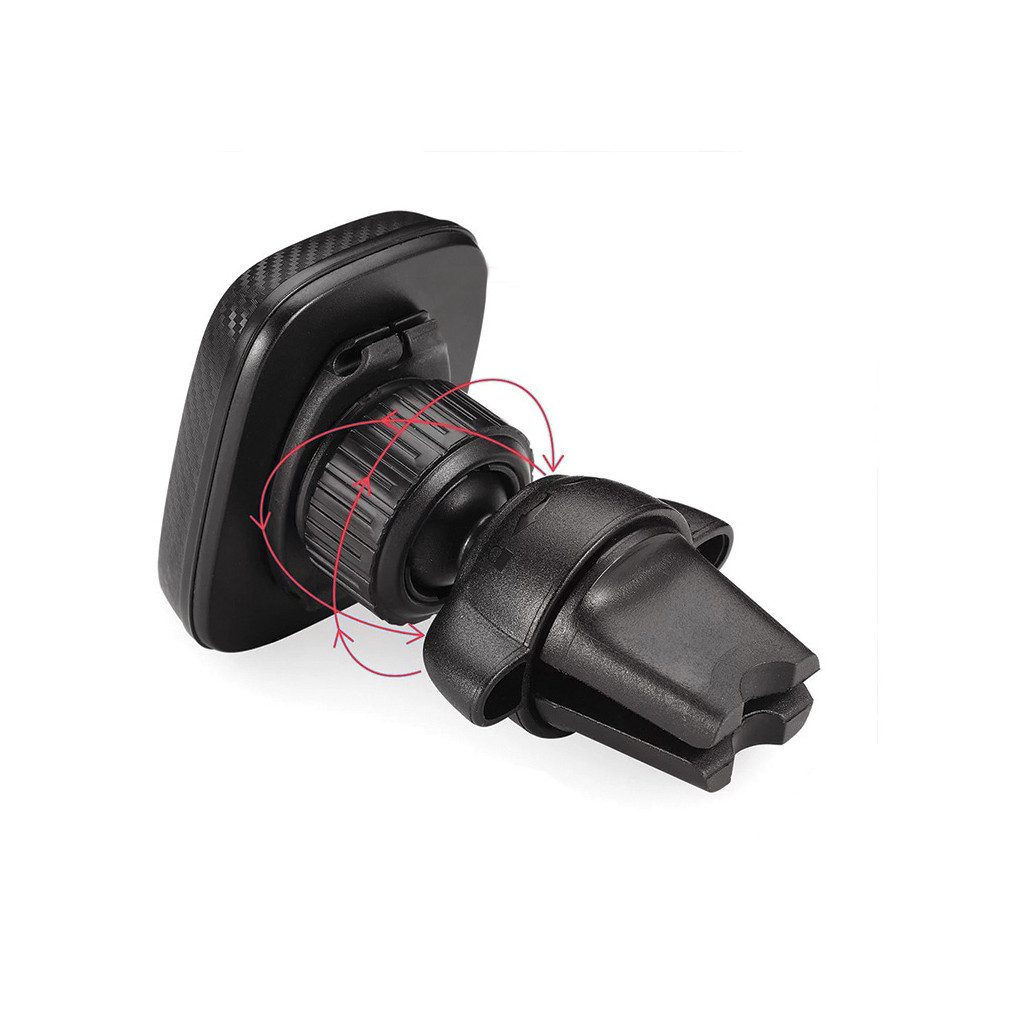 Універсальний автотримач ColorWay Air Vent-2 (360 rotation) magnetic Gray (CW-CHM05-GR) - зображення 2
