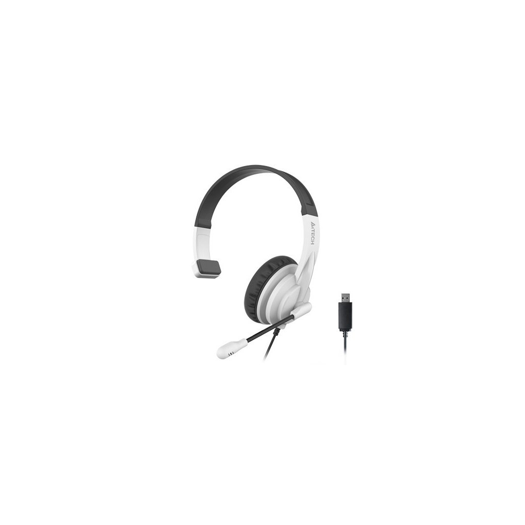 Навушники A4Tech HU-11 Black+White - зображення 3
