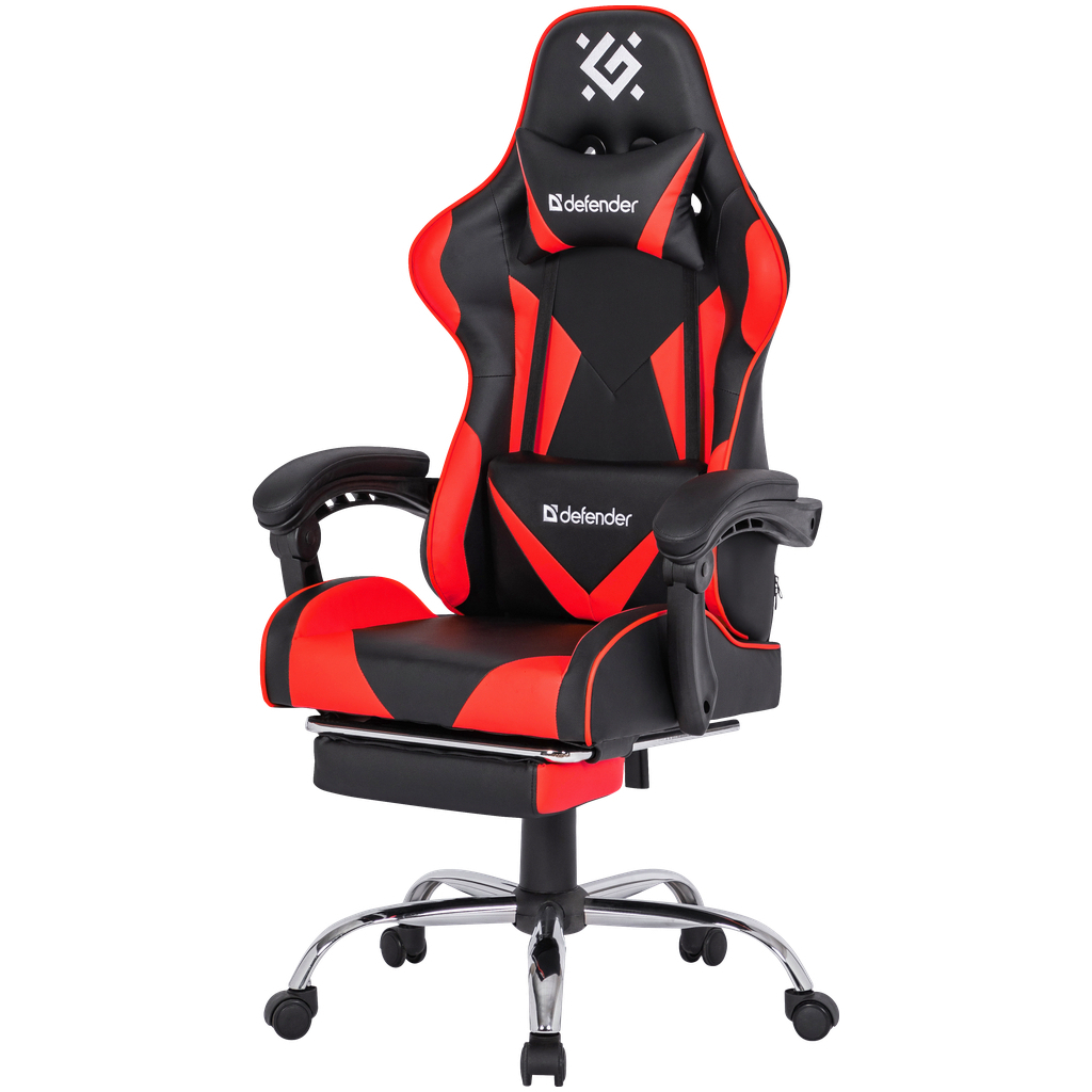 Крісло ігрове Defender Pilot Black/Red (64354) - зображення 2