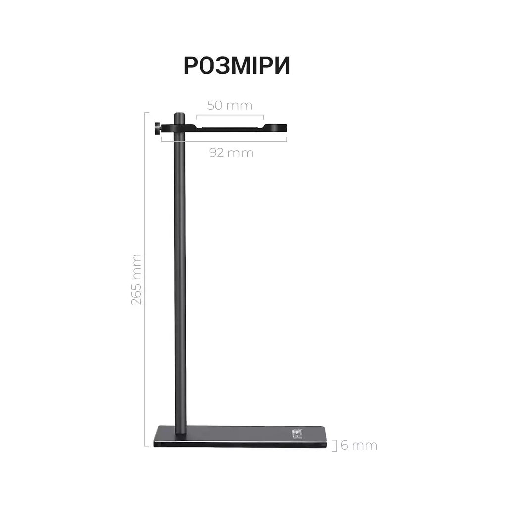 Підставка для гарнітури OfficePro Aluminum Alloys Black (LS350B) - зображення 12
