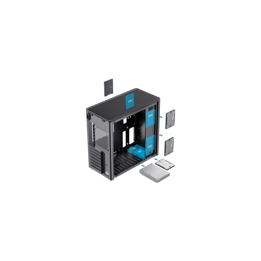 Корпус Gamemax Spark Pro Black - зображення 8