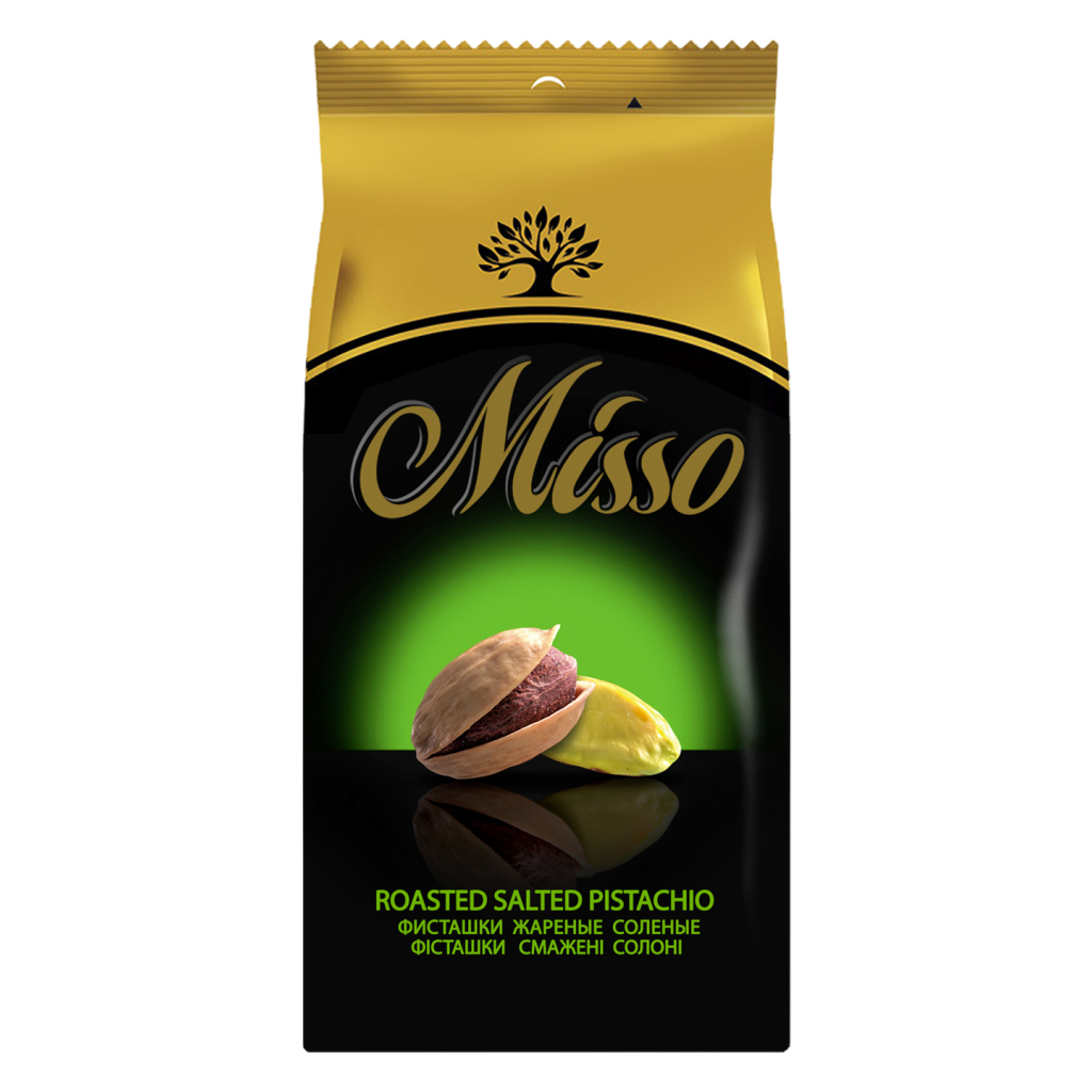 Горіхи Misso Фісташка смажена солона 150 г (4820232570272) - изображение 1