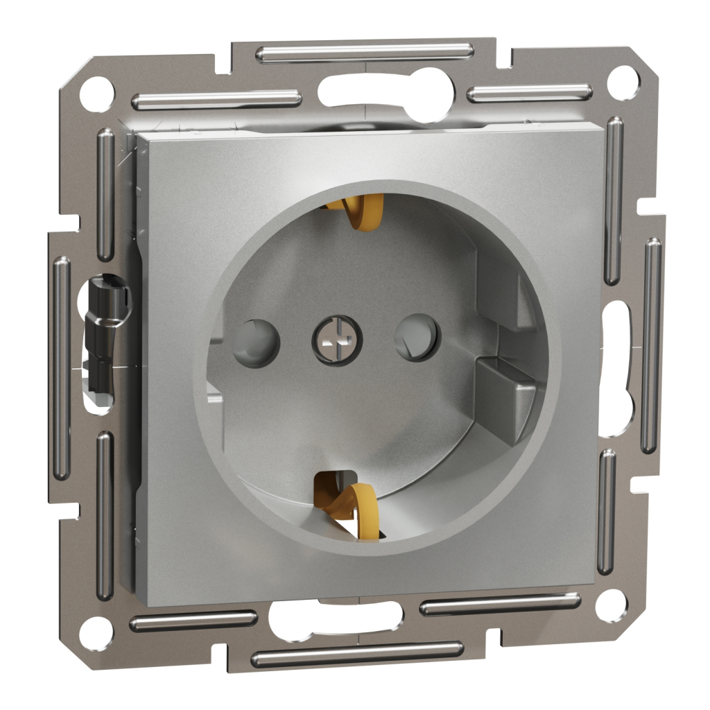 Розетка Schneider Electric ASFORA зі штор. алюміній (EPH2900261) - изображение 2