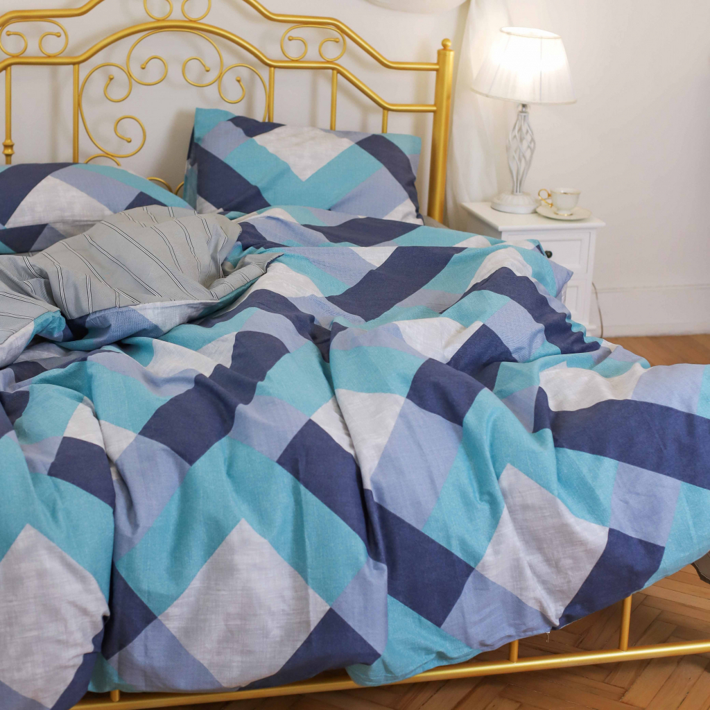 Постільна білизна Isleep двоспальна Сатин Twill 27 (27_dv_Isleep) - зображення 2