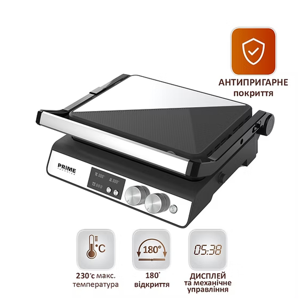 Електрогриль PRIME Technics PGH 182 KX - изображение 10