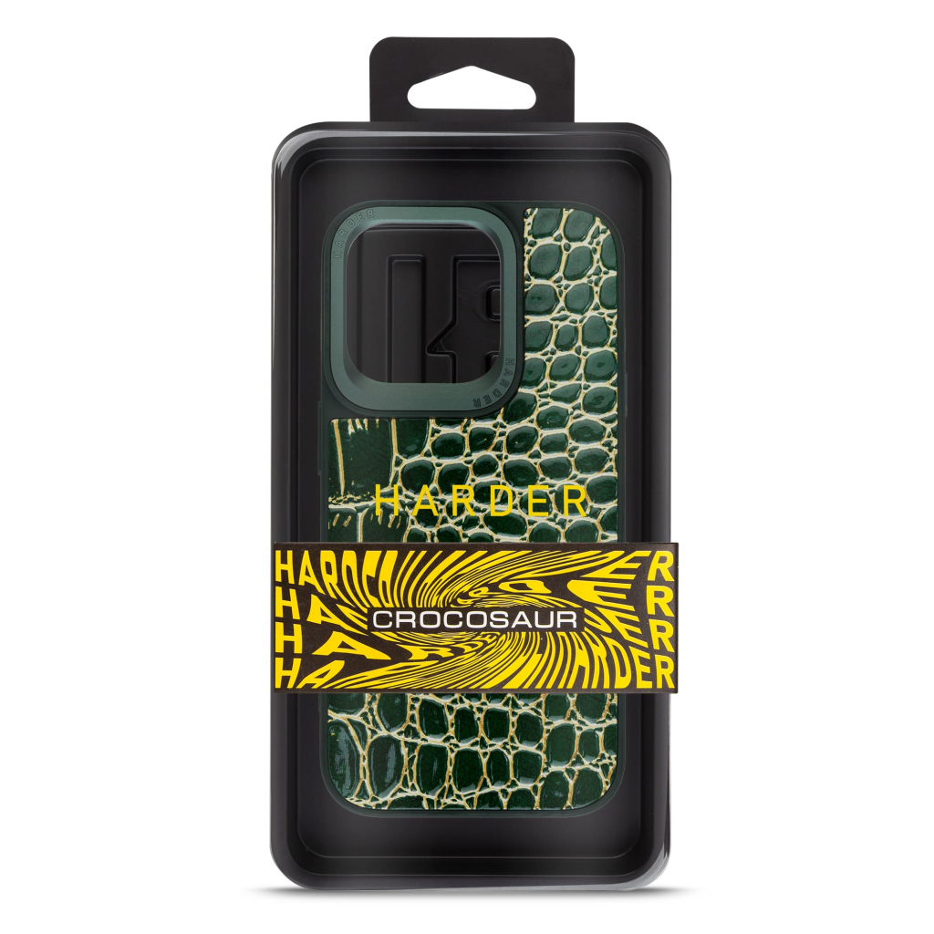 Чохол до мобільного телефона Harder Crocosaur Apple iPhone 14 Pro Green (ARM76720) - зображення 3
