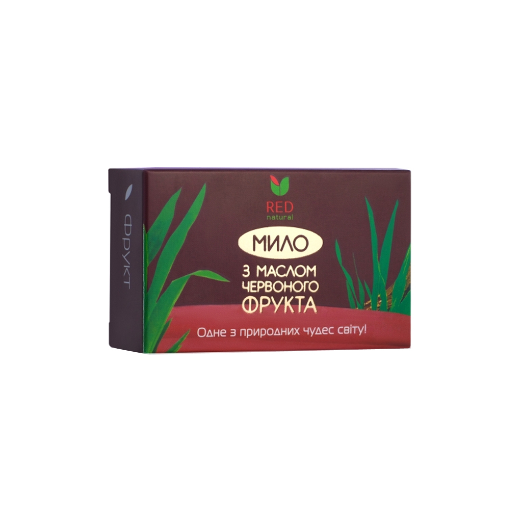 Тверде мило Red Natural з олією червоного фрукта 100 г (4820202690177) - зображення 1