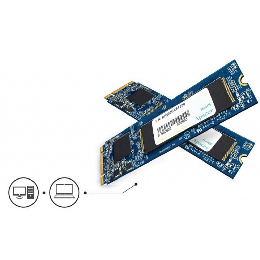 Накопичувач SSD M.2 2280 240GB Apacer (AP240GAST280) - зображення 2