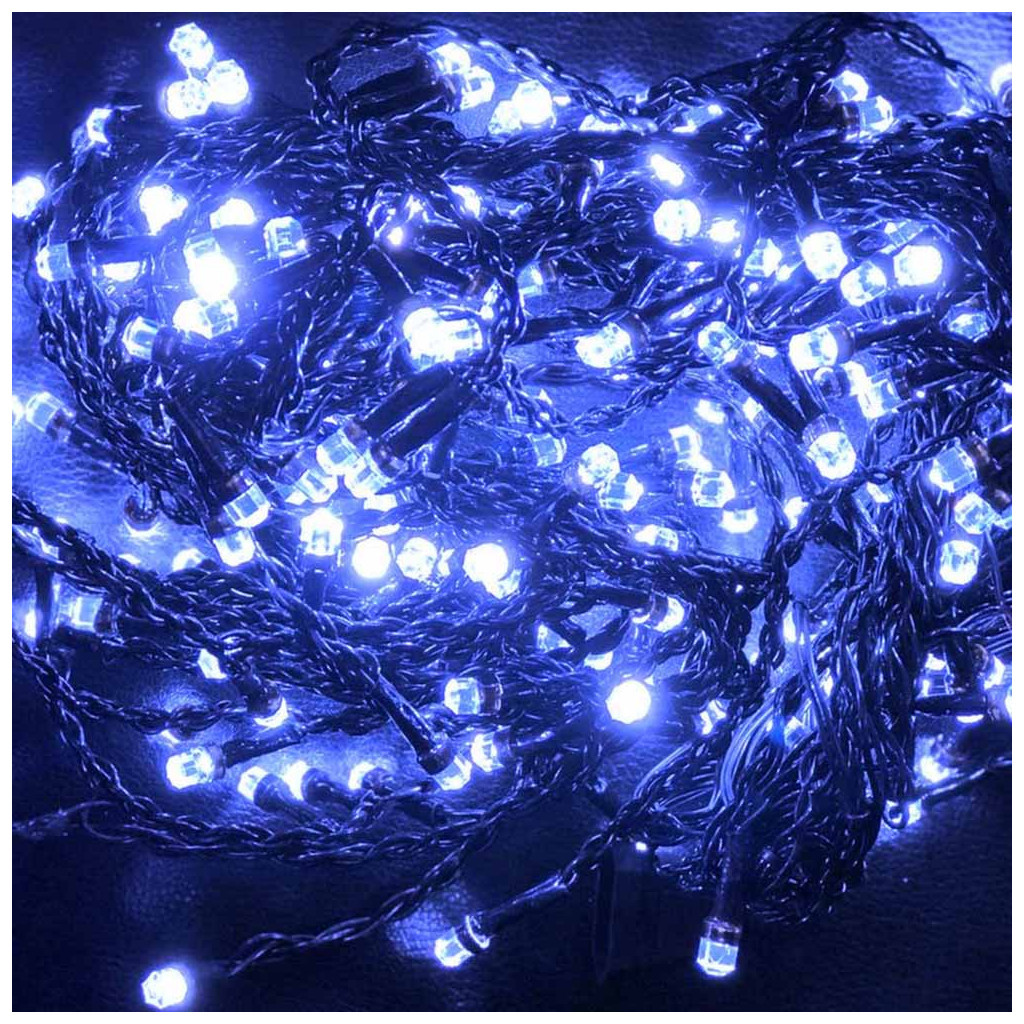Гірлянда ColorWay штора водоспад 3x3м 300 LED 220V синя (CW-GW-300L33VWFBL) - зображення 3