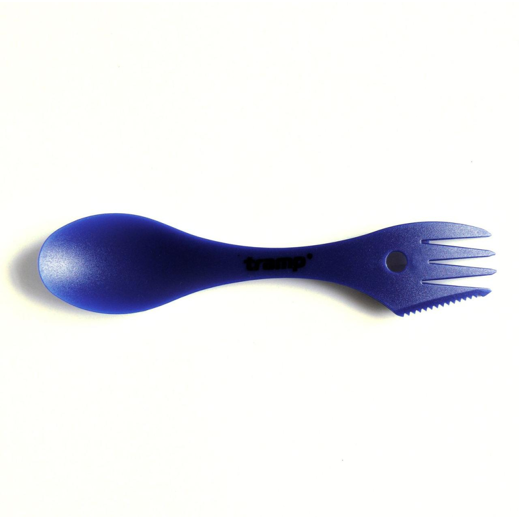 Ложка-виделка туристична Tramp пластик Blue (UTRC-069-blue) - зображення 1