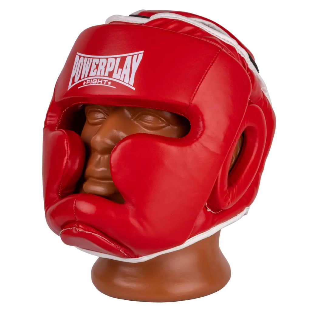 Боксерський шолом PowerPlay 3100 PU Червоний XS (PP_3100_XS_Red) - зображення 2