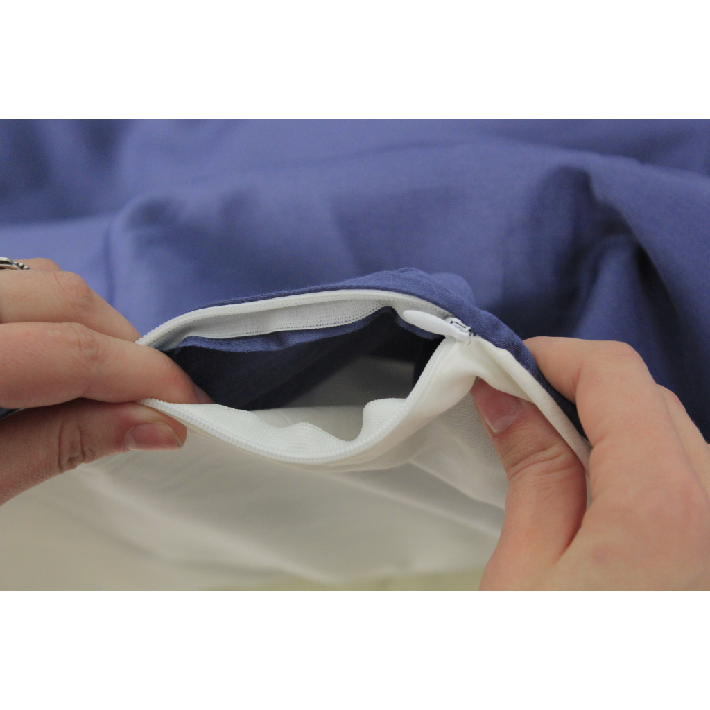 Постільна білизна MirSon Сатин Premium Morning sea 0001+4052 160х220 (2200001479036) - зображення 4