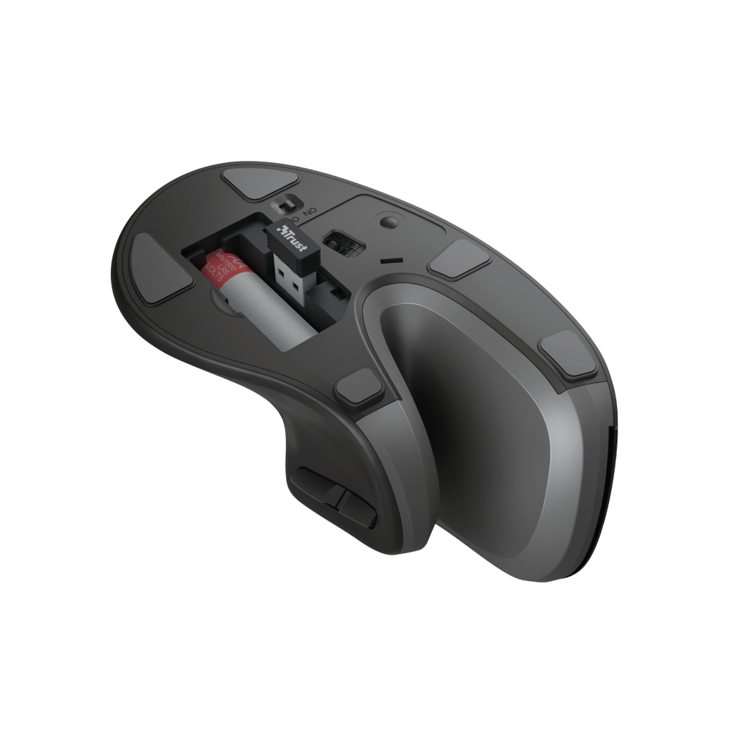 Мишка Trust Verro Ergonomic Wireless Black (23507) - зображення 6