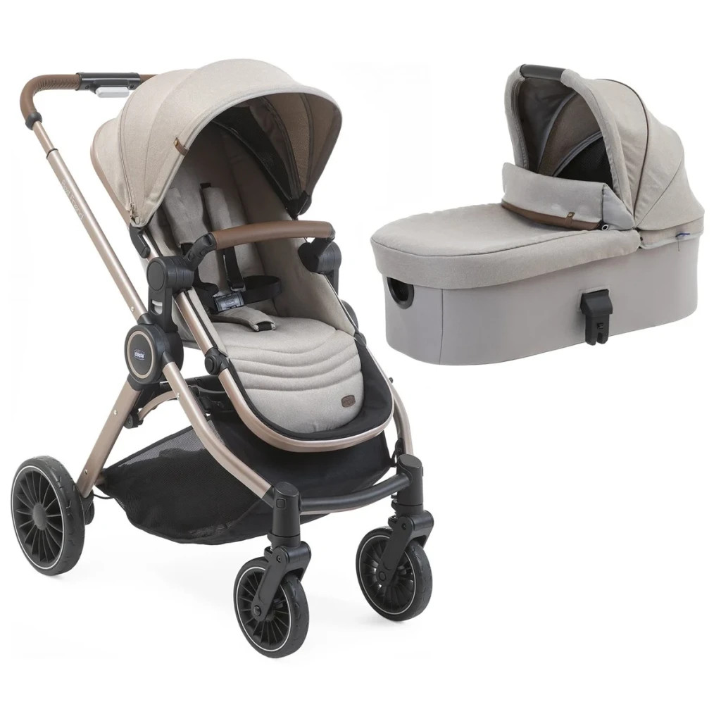 Коляска Chicco 2 в 1 Best Friend Pro Light Бежева (79866.25.04) - зображення 1
