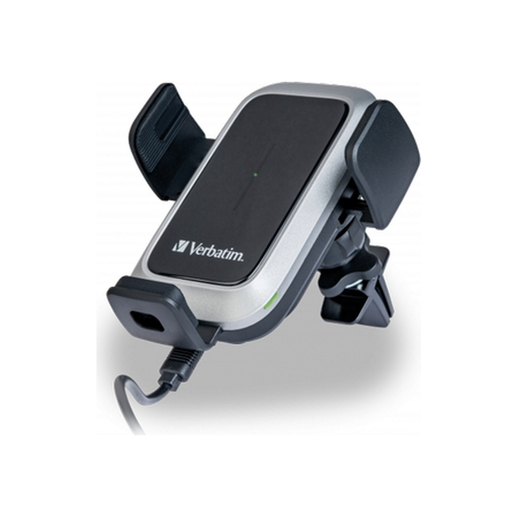 Універсальний автотримач Verbatim FWC-03 with Pro Qi Fast Wireless Car Charger (49554) - зображення 2