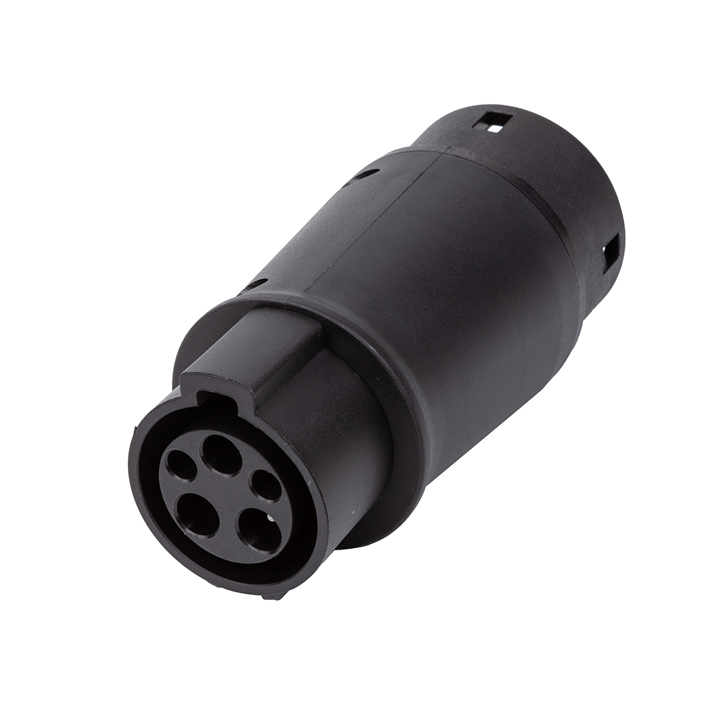 Розетка для заряджання електромобіля HiSmart Type 2 (Female) - Type 1 (Male) (EV200481) - picture 1