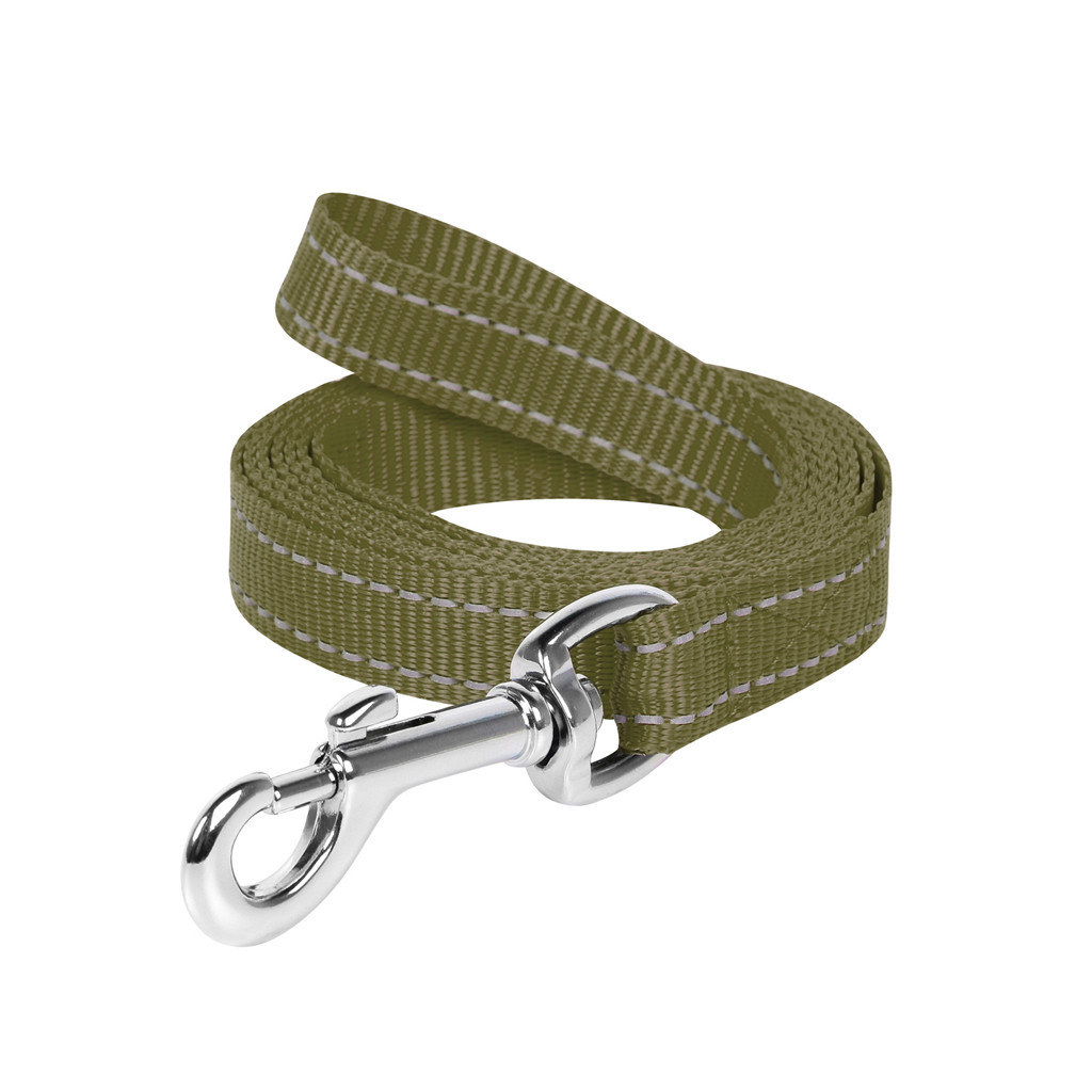 Повідець для собак Dog Extreme з нейлону Ш 25 мм Д 150 см хакі (046731) - зображення 2