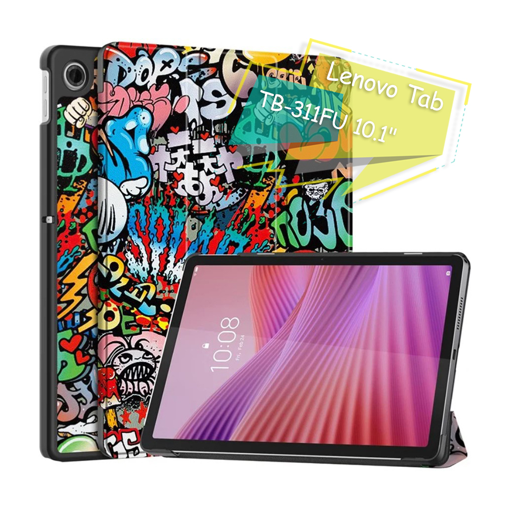 Чохол до планшета BeCover Smart Case Lenovo Tab TB-311FU 10.1" Graffiti (713118) - зображення 1