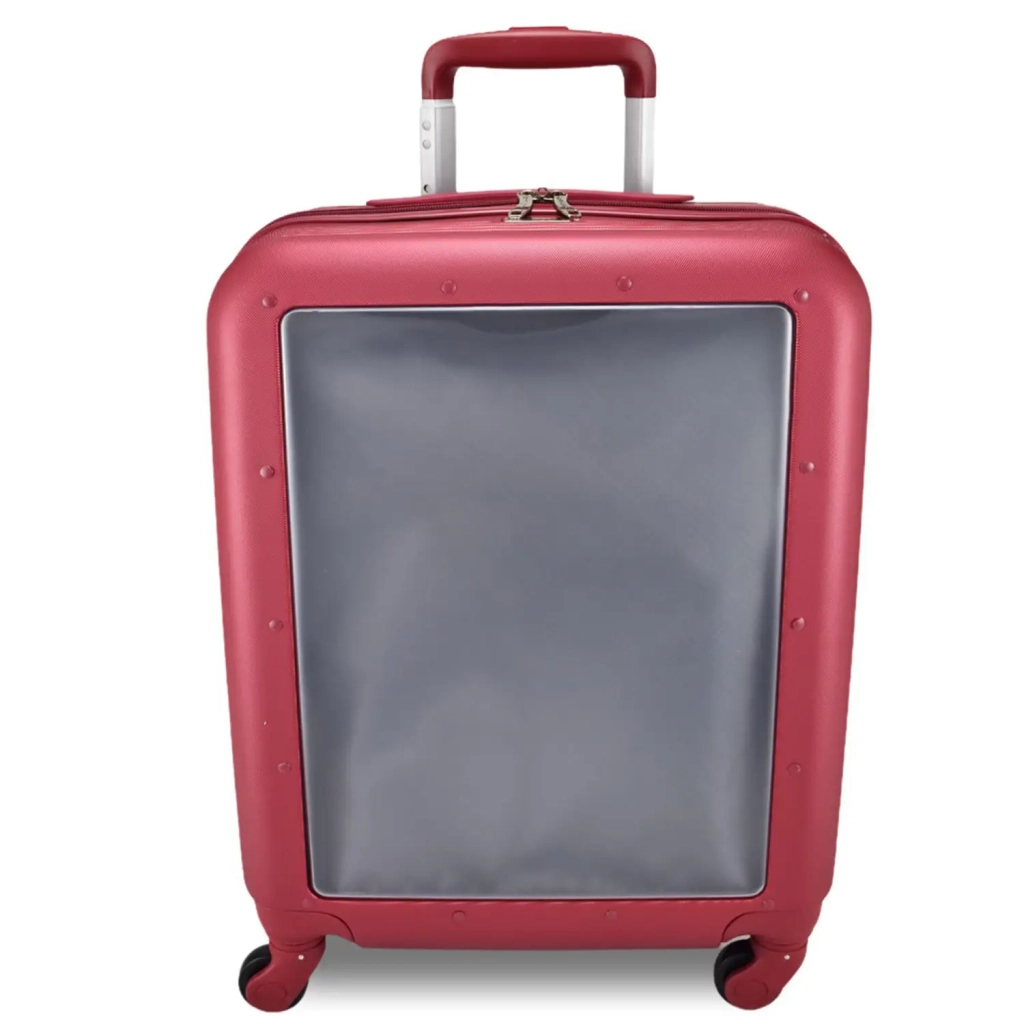 Валіза Semi Line Прозора панель 20" S Червона (T5474-2) - зображення 2