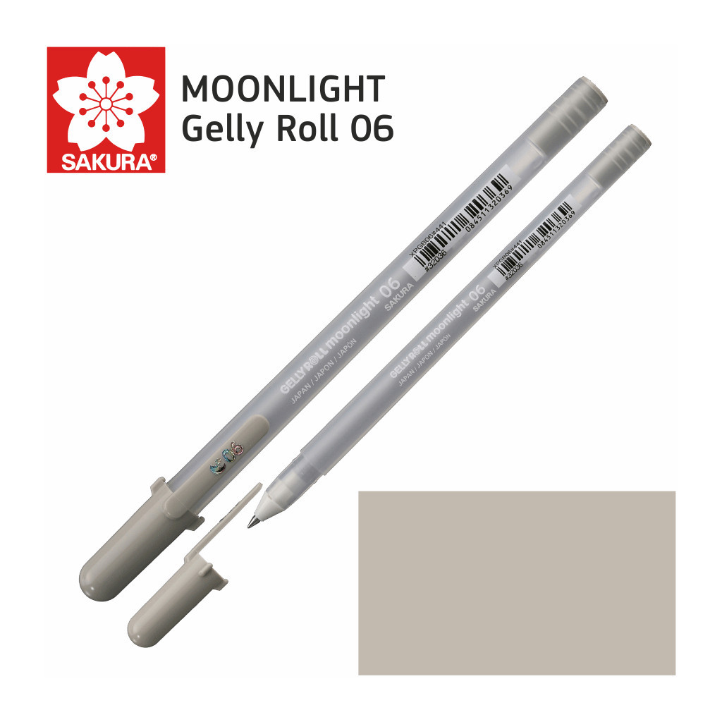 Ручка гелева Sakura MOONLIGHT Gelly Roll 06, Сірий світлий (84511320369) - зображення 1