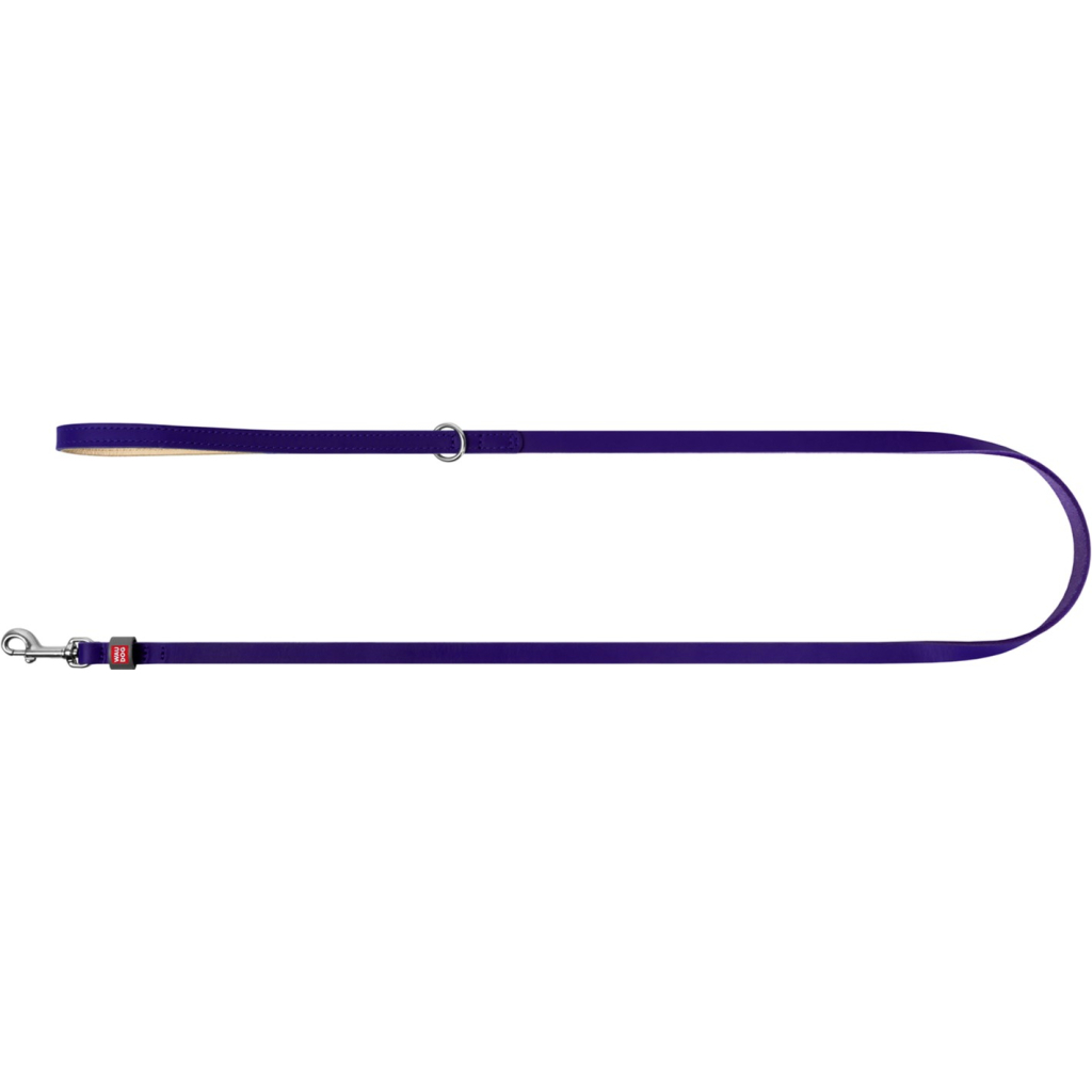 Повідець для котів WAUDOG Classic XXS-XS Ш 12 мм Д 122 см фіолетовий (60329) - зображення 2