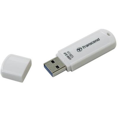 USB флеш накопичувач Transcend 128GB JetFlash 730 White USB 3.0 (TS128GJF730) - зображення 4