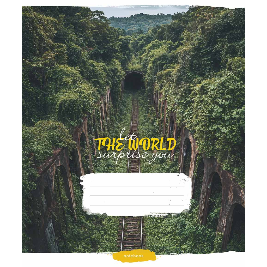 Зошит Школярик Let the world surprise you 60 аркушів клітинка (060-3548K) - зображення 2