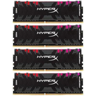 Модуль пам'яті для комп'ютера DDR4 32GB (4x8GB) 2933 MHz HyperX Predator Kingston Fury (ex.HyperX) (HX429C15PB3AK4/32) - зображення 1
