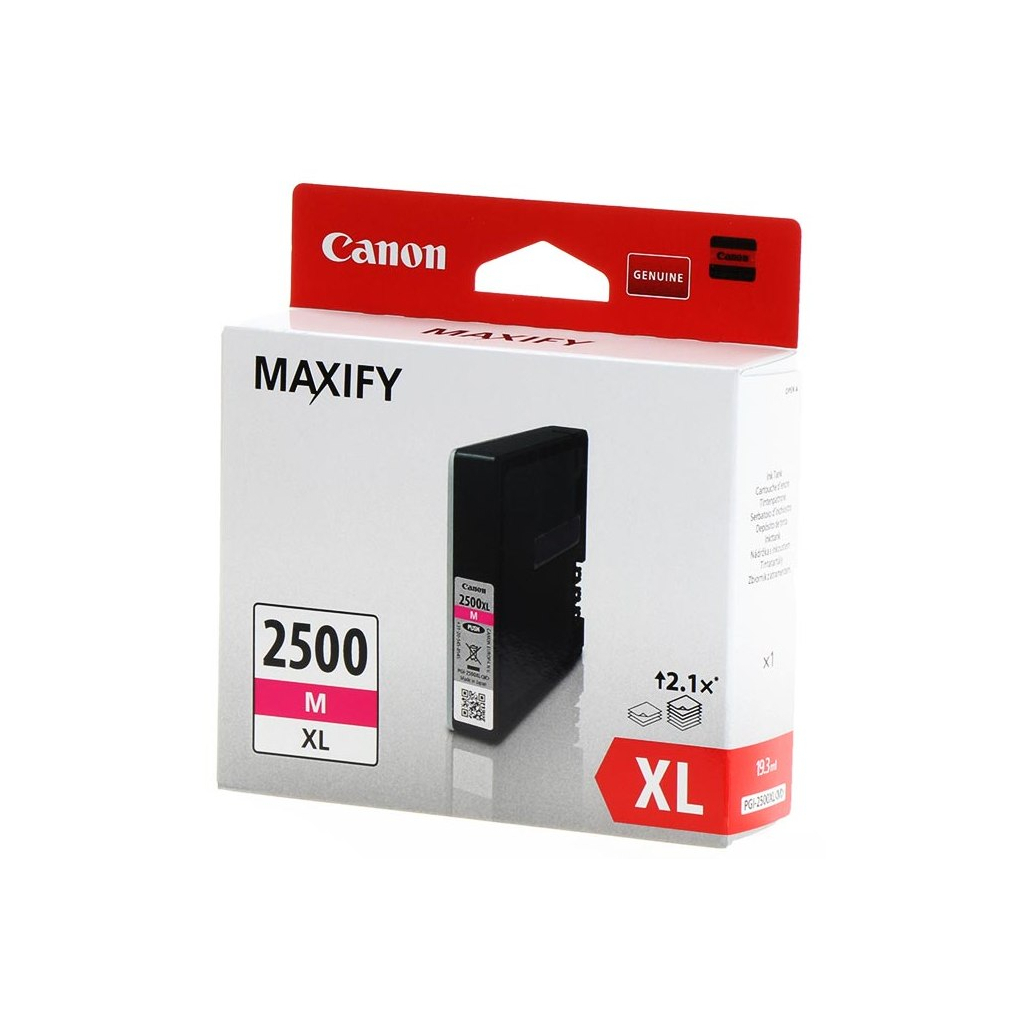 Картридж Canon PGI-2500XL magenta 19.3 ml (9266B001/9266B004) - зображення 1